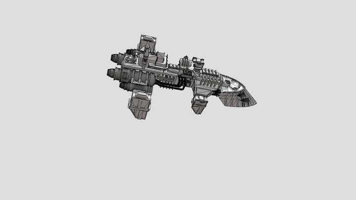 Cobra-class Destroyer 3D Model