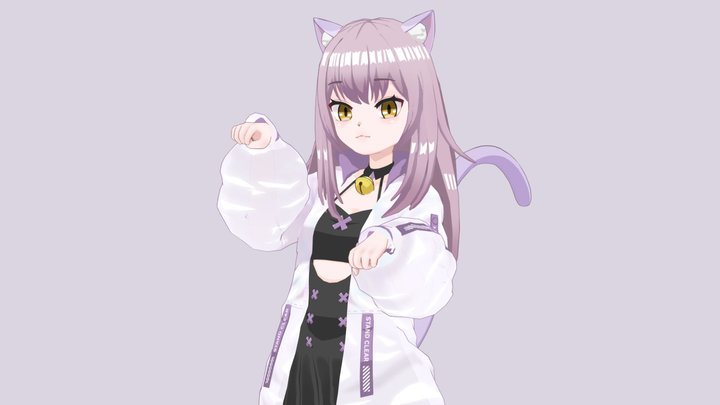 Catgirls 3D models - Sketchfab