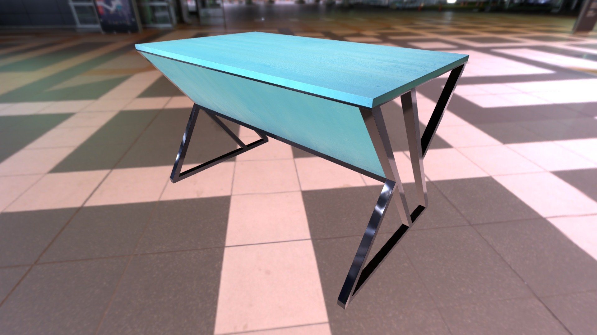 Office_table Download Free 3D model by Khansaab911 [1e440b5] Sketchfab