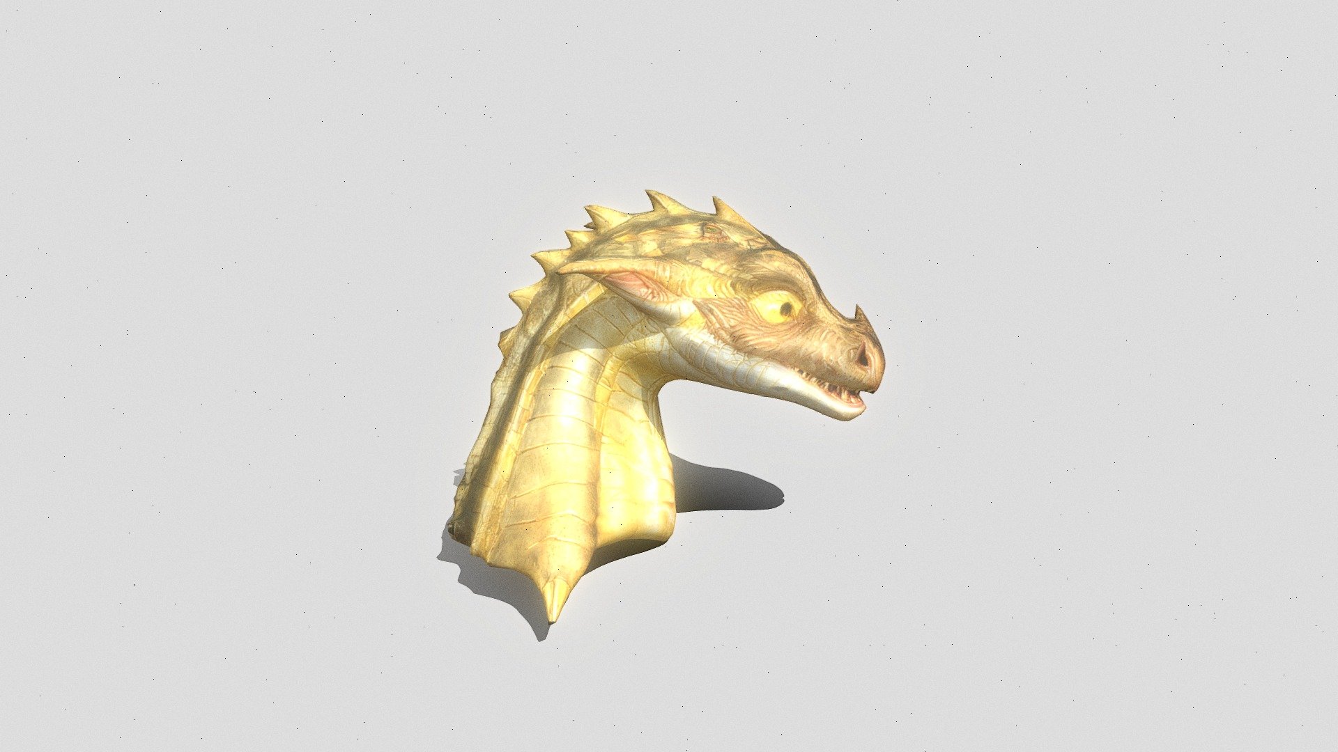 Smaug - The Hobbit: 3D Closeup View - Download Free 3D model by sid.627 ...