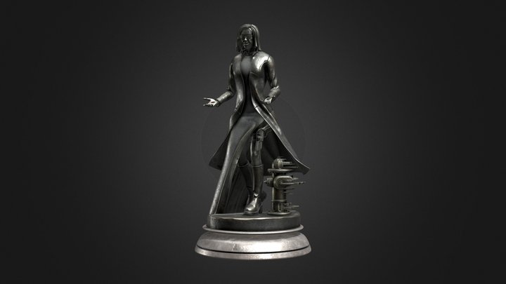 Battle Chess : Lana Wachowski 3D Model