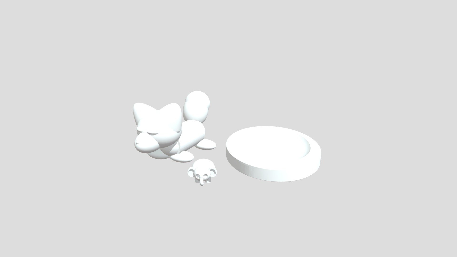fox and accessories! (All white)