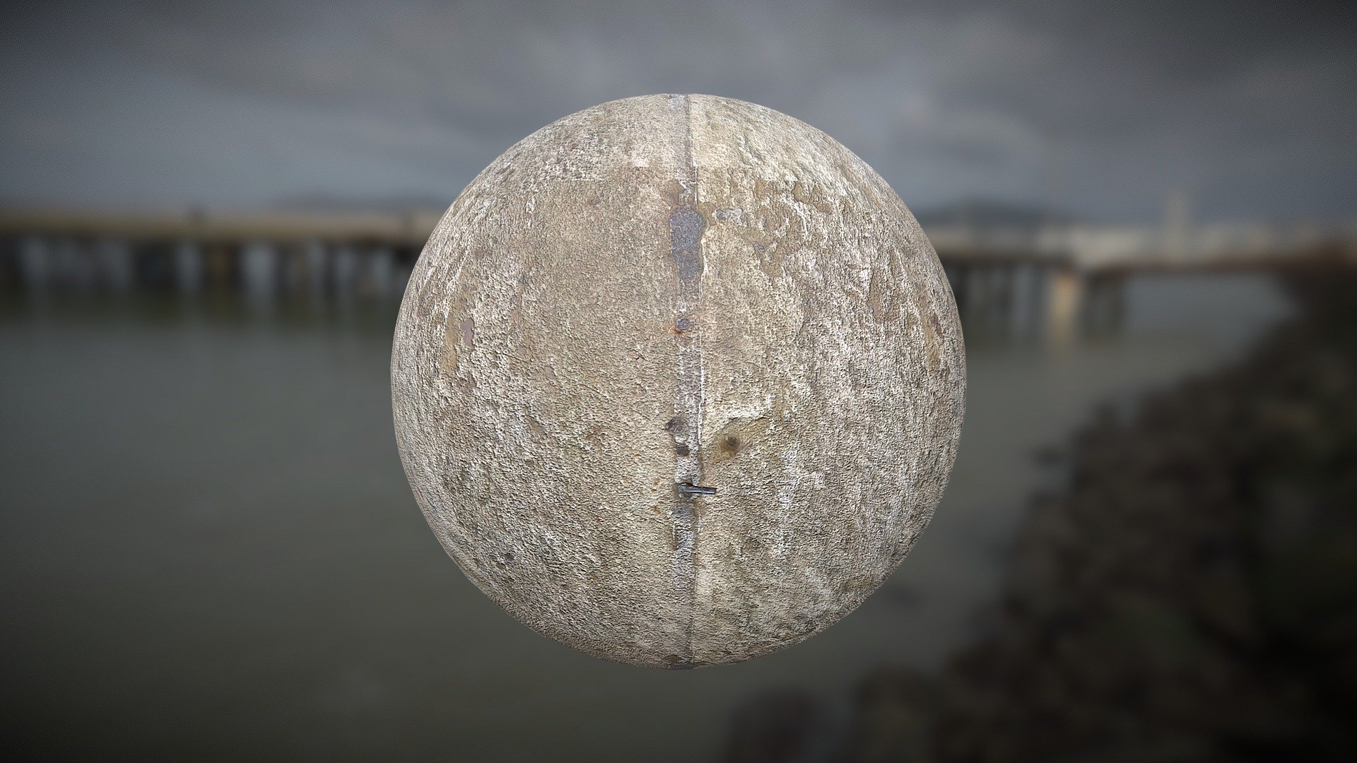 Parisian Stone Cracked Wall Buy Royalty Free 3D model by Kiklox