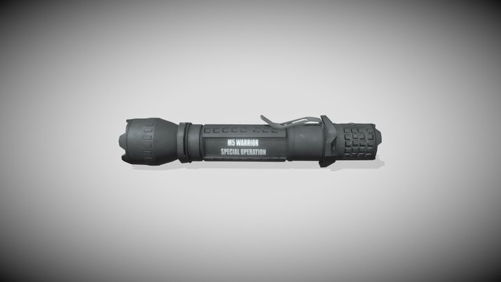 Police Lantern For Games 3D Model