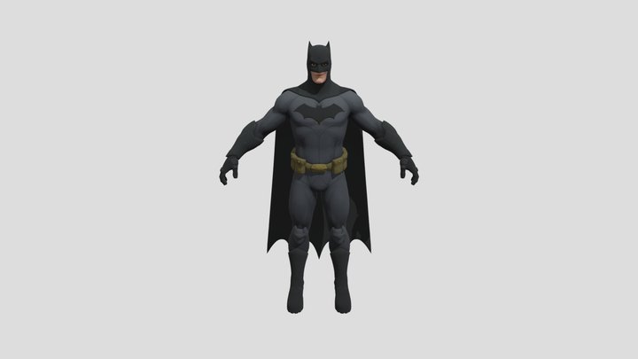 Stylized Fortnite Batman 3D Model