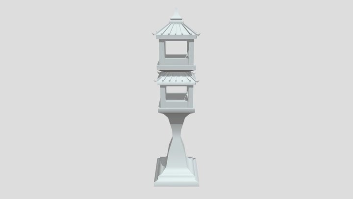 Chinese traditional lamp 3D Model