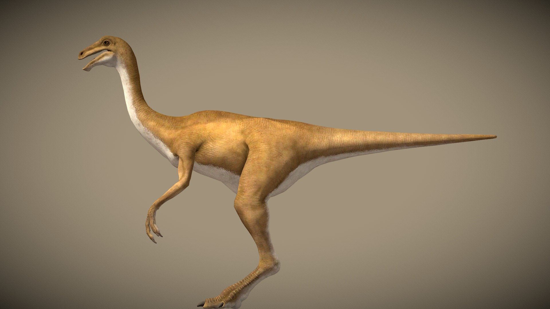 Jurassic Park Gallimimus 1993 - Download Free 3D model by