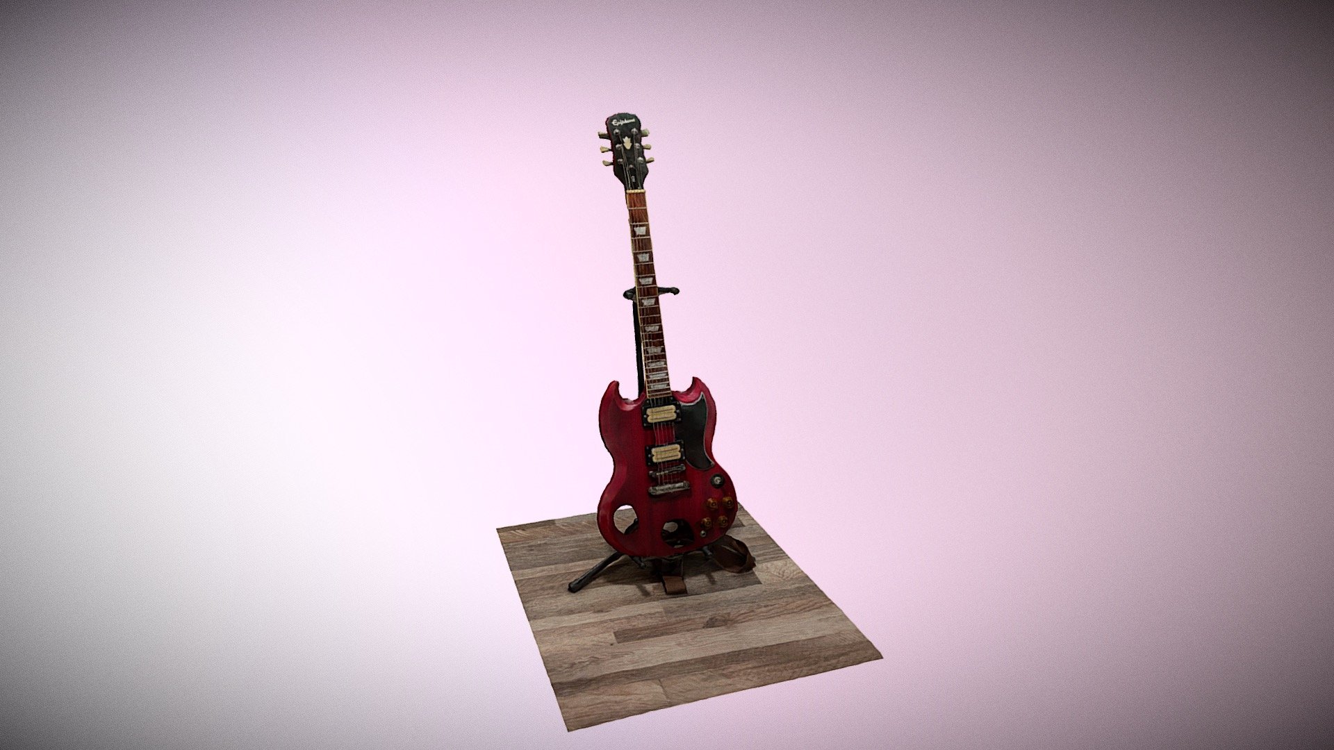 SG Guitar 3D model by cryptoisaac [1e48484] Sketchfab