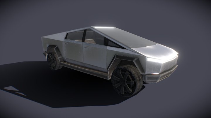 Cybertruck Vehicle 3D Model