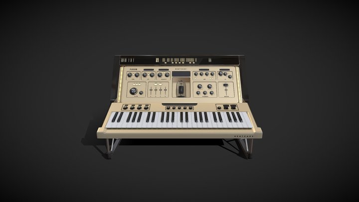 Sound mixer  gold 3D Model