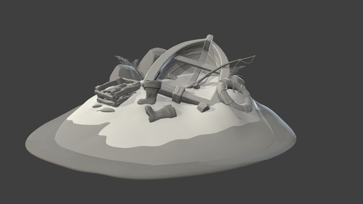 2DAE05_BroderickAnna_Retake_DioramaSketchfab 3D Model