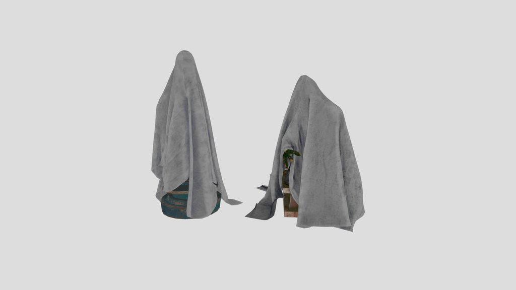 Hello Neighbor 2 Beta - Covered Statues