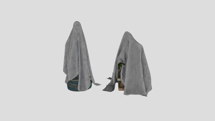 Hello Neighbor 2 Beta - Covered Statues 3D Model