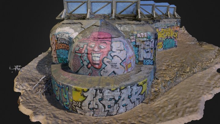 anglet Bunker 3D Model