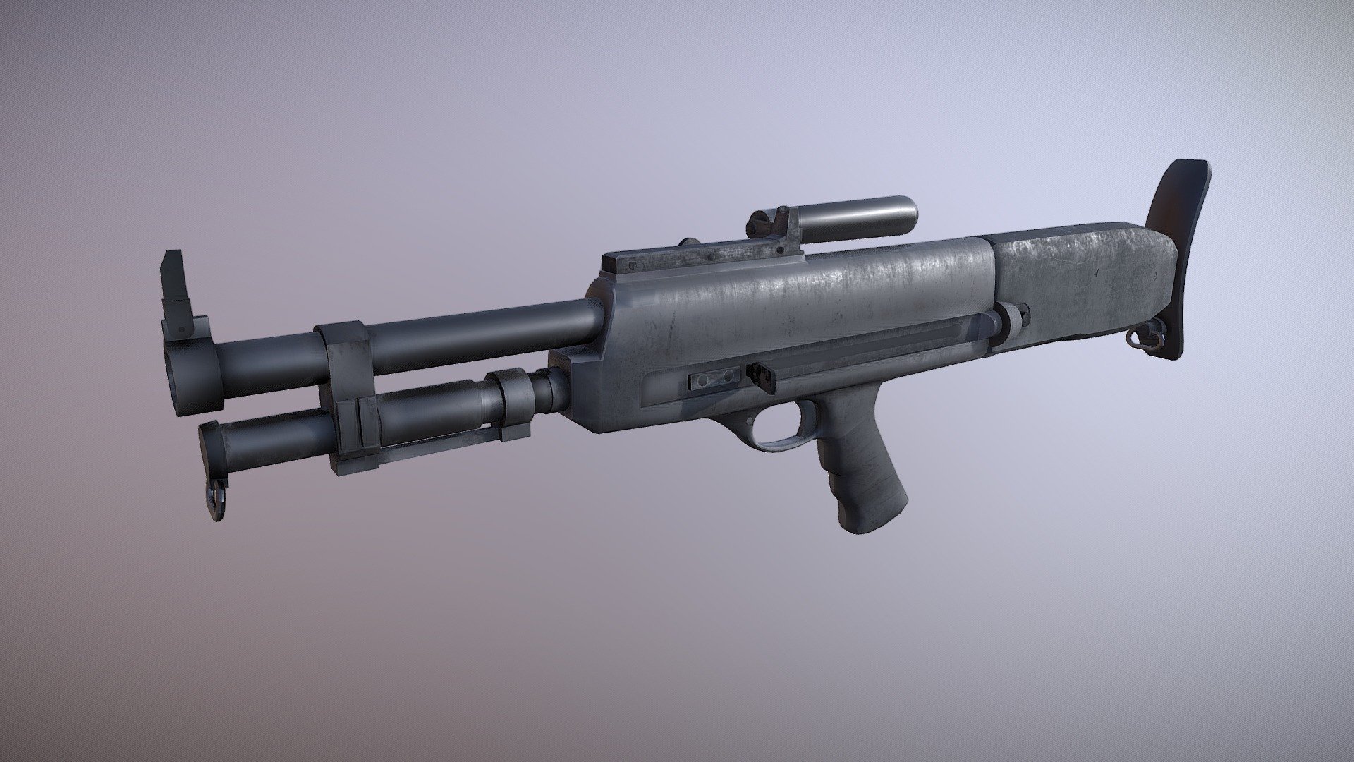 Shotgun High Standart model 10 HS10 - 3D model by MatthewZhiginas ...