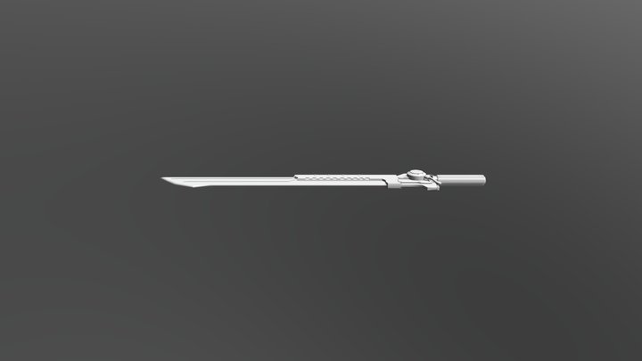 Bruning Sword 3D Model