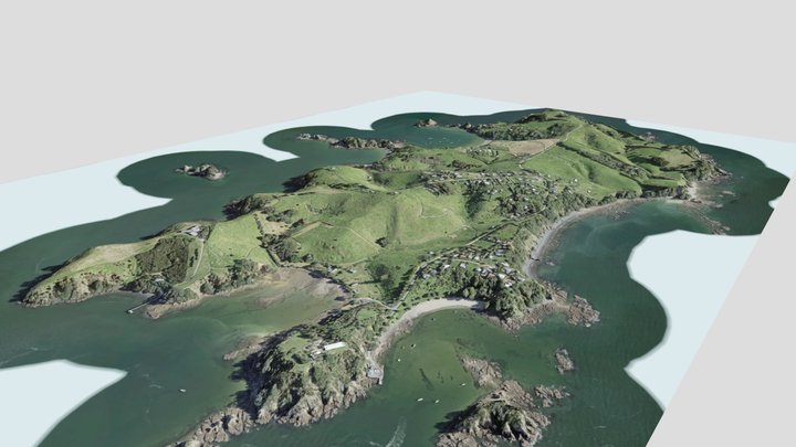 Rakino Island via LIDAR 3D Model