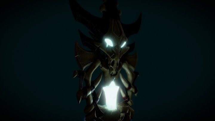 Fantasy Sword 3D Model