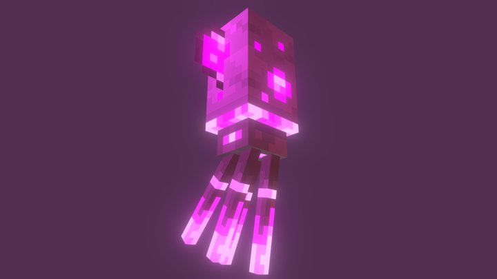 Ender Squid - Fanmade Minecraft Mob 3D Model