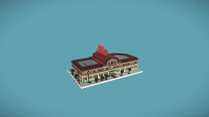 Hotel Congress 3D Model