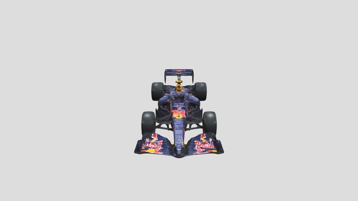 Formula 1 race car redbull rb19 3D Model