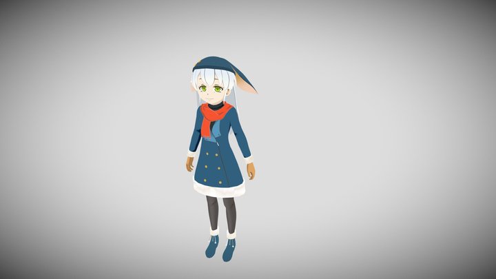克莉絲汀 3D Model