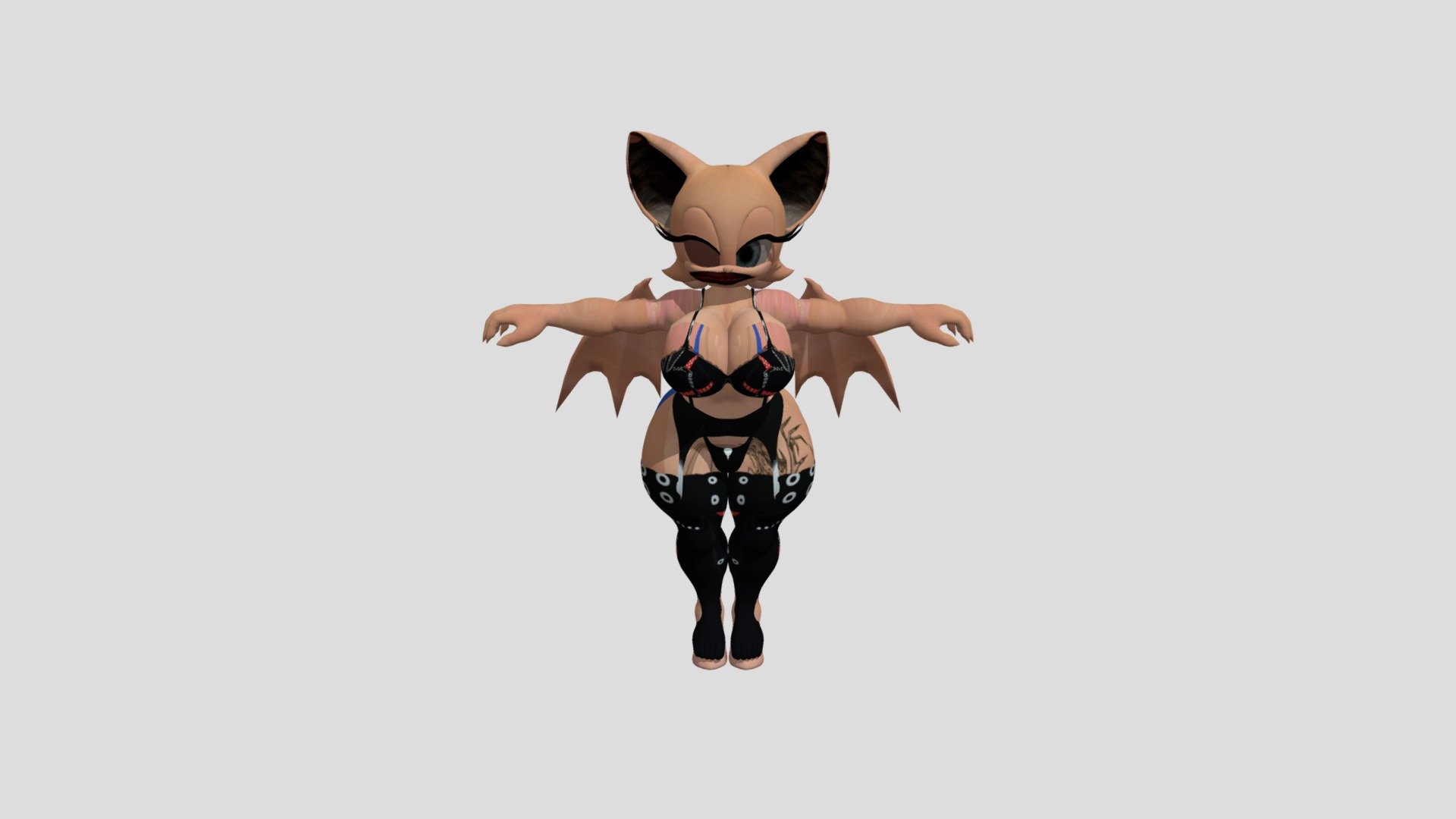 Rouge the Bat - Download Free 3D model by dallas.wilkerson [1e50edd ...