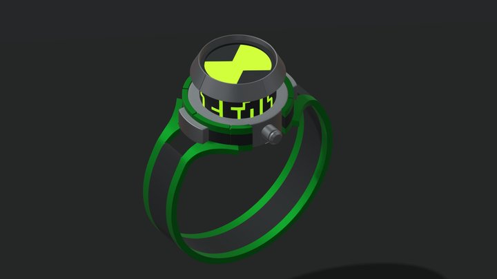 3D model Ben 10 Omnitrix VR / AR / low-poly