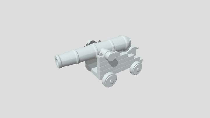 Jemon Golfin Canon (High Poly) 3D Model