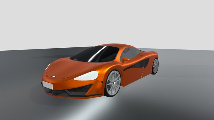 mclaren 570S 3D Model