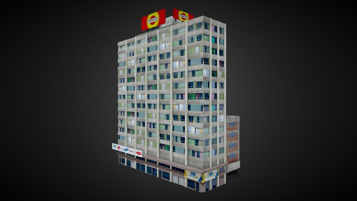 Edificio 14 de Mayo Paraguay 3D Model