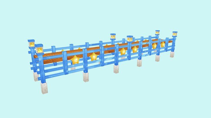Rainbow Billy - Star Harbor Bridge 3D Model