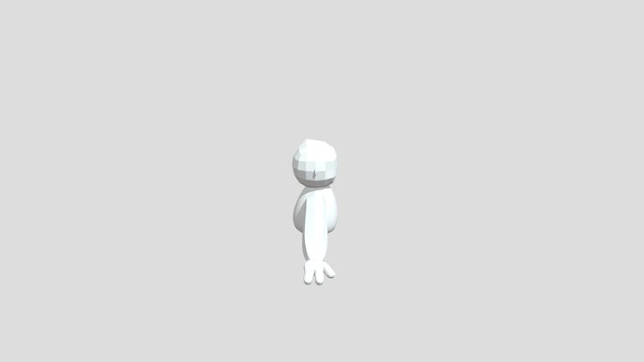 A gorilla Tag player model 3D Model