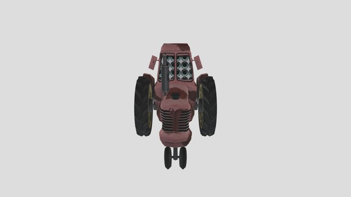 GameCube - Cars - Tractor 2 3D Model