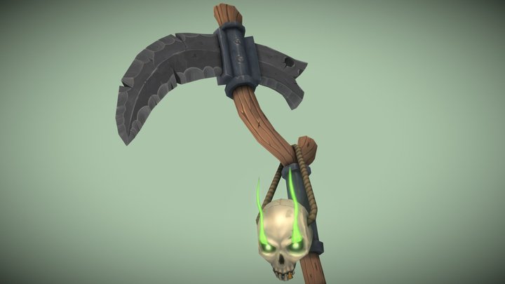 Undead Sickle Blade 3D Model