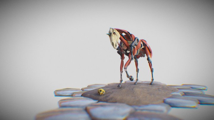 Cyber Horse 3D Model