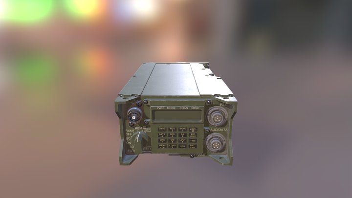RT-1523 Military Radio 3D Model