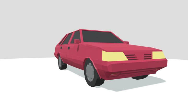 FSO Polonez 1500 - NFS ProStreet Pepega Edition - 3D model by Vapordude  (@Vapordude) [3f76ef5]