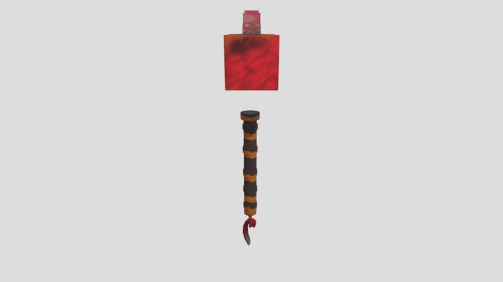 UV Wrap Hammer 3D Model