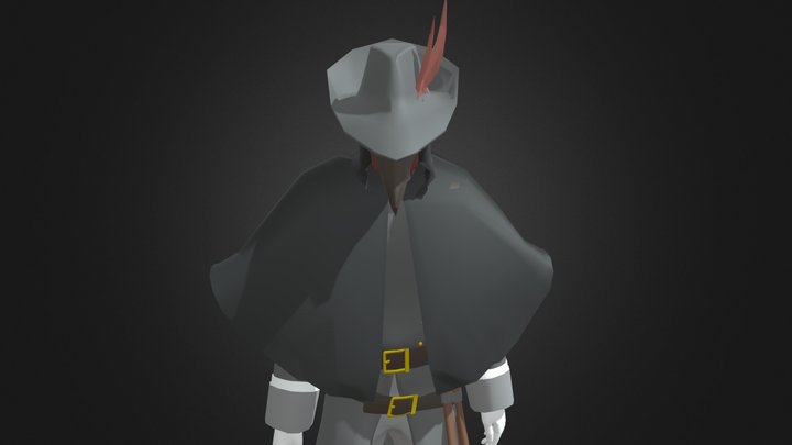 Good plague doctor (remade) 3D Model