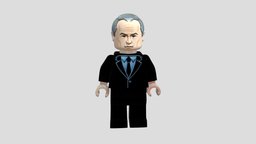 Vladimir Putin Chibi - 3D model by mOnzStudio [985ca45] - Sketchfab