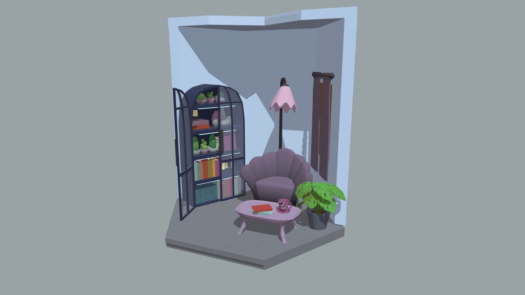 hexagonal isometric room