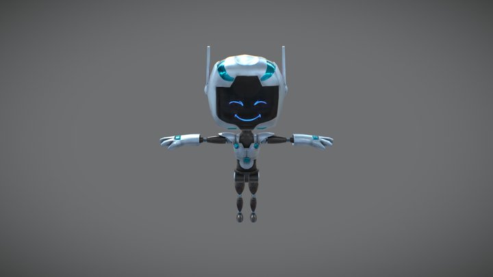 Folder Assignment 2 - Robot hard surface 3D Model