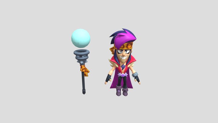 Ziggy-brawl-stars-3d-model 3D Model