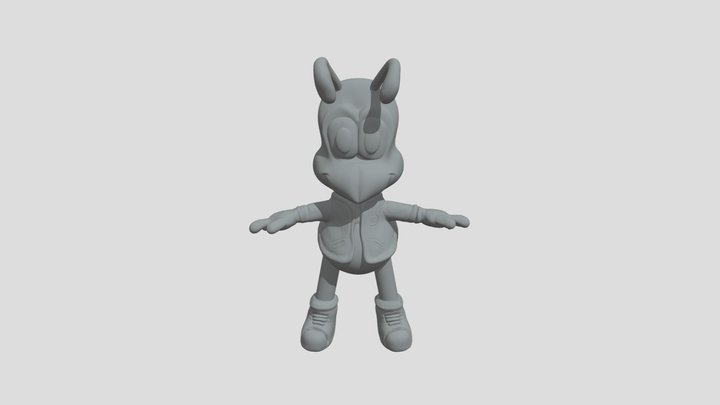 Boomer OBJ 3D Model