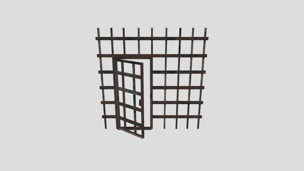 Prison Bars With Doors