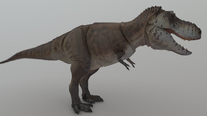 Tyrannosaurus Rex Figurine 3D Scan – Modello 3D gratuito STL