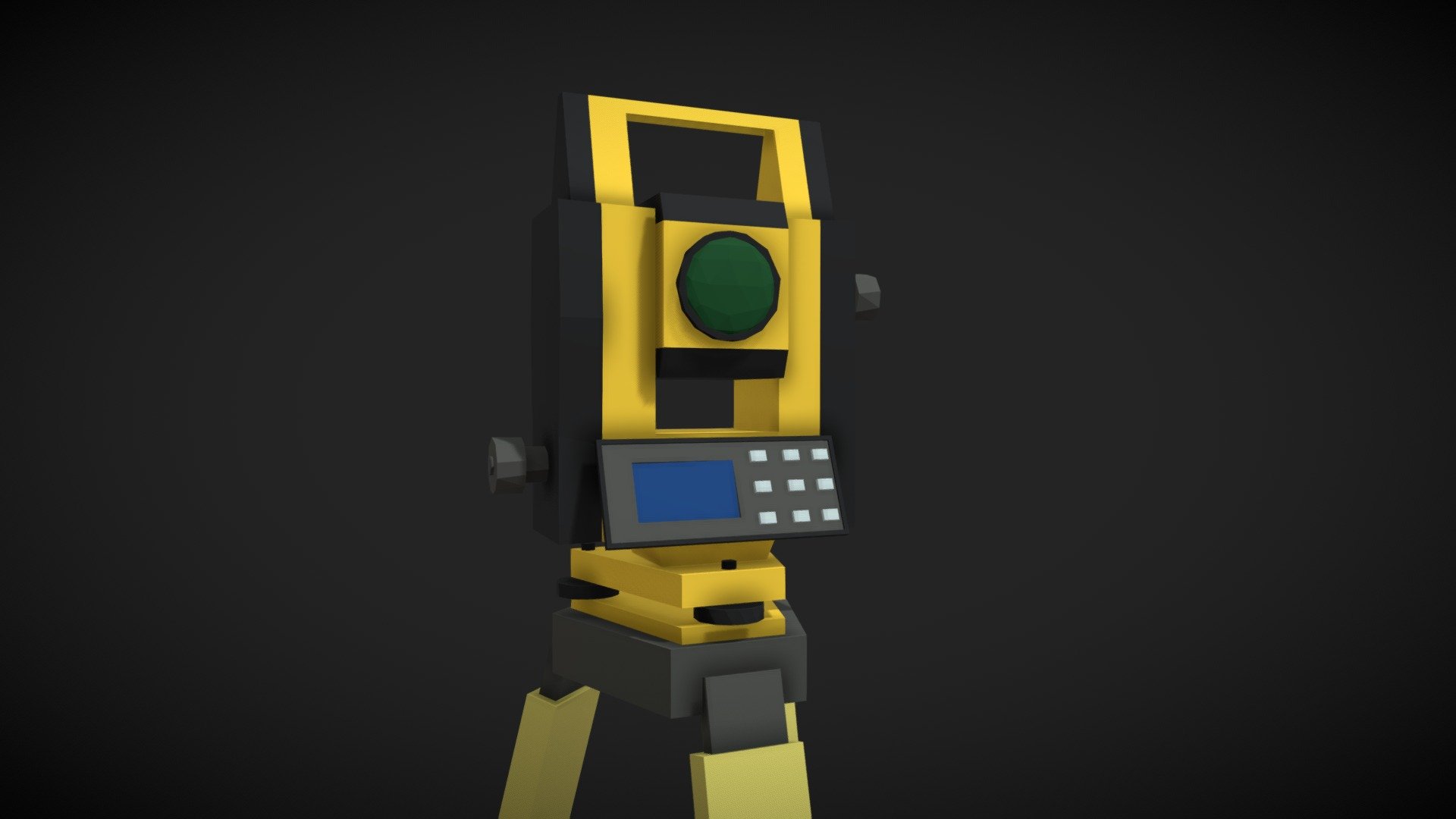 Total Station (Low-Poly)