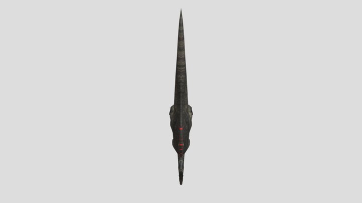 Jurassic Park 3 spinosaurus (dark ver) 3D Model