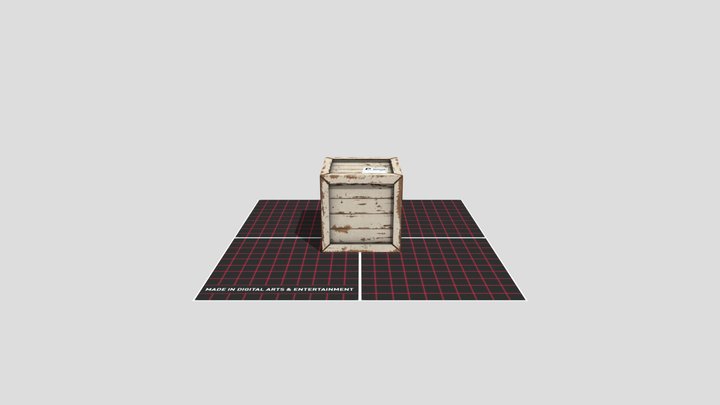 Marco De Bock 1DAE08 Crate Test 3D Model